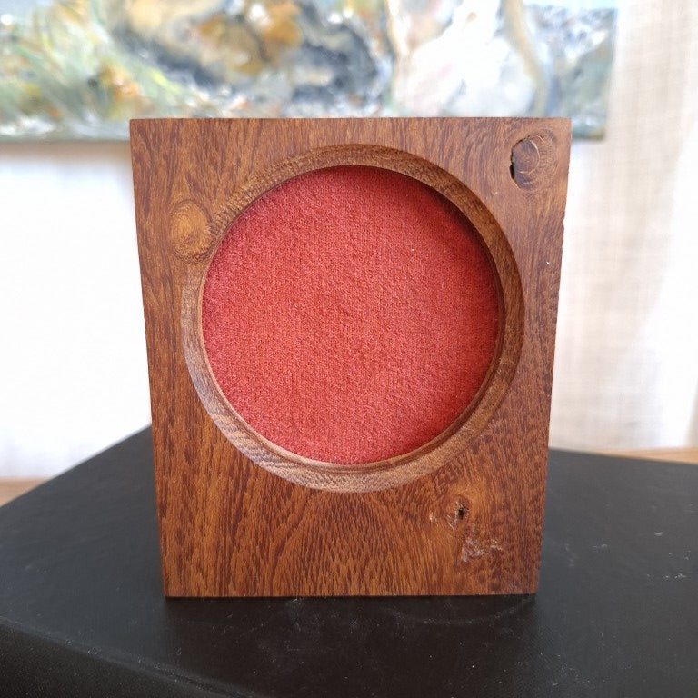 Timber Titbits of Akaroa Kowhai Wood Chunk Small Photo Frame