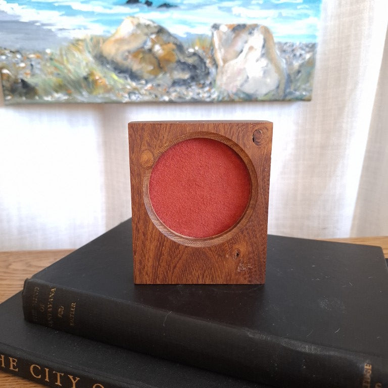 Timber Titbits of Akaroa Kowhai Wood Chunk Small Photo Frame
