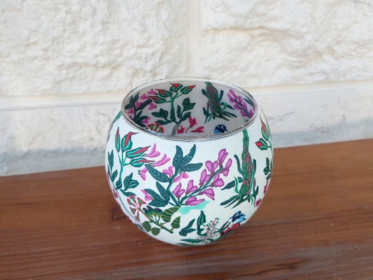 Beautiful Floral Australian Candle Holder