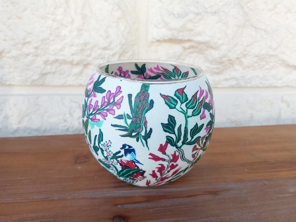 Beautiful Floral Australian Candle Holder
