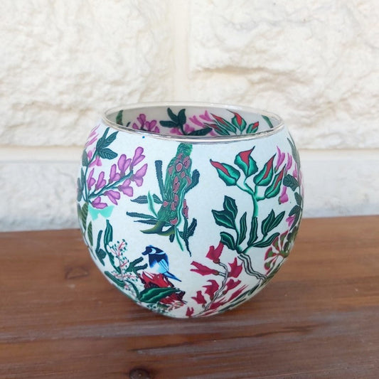 Beautiful Floral Australian Candle Holder