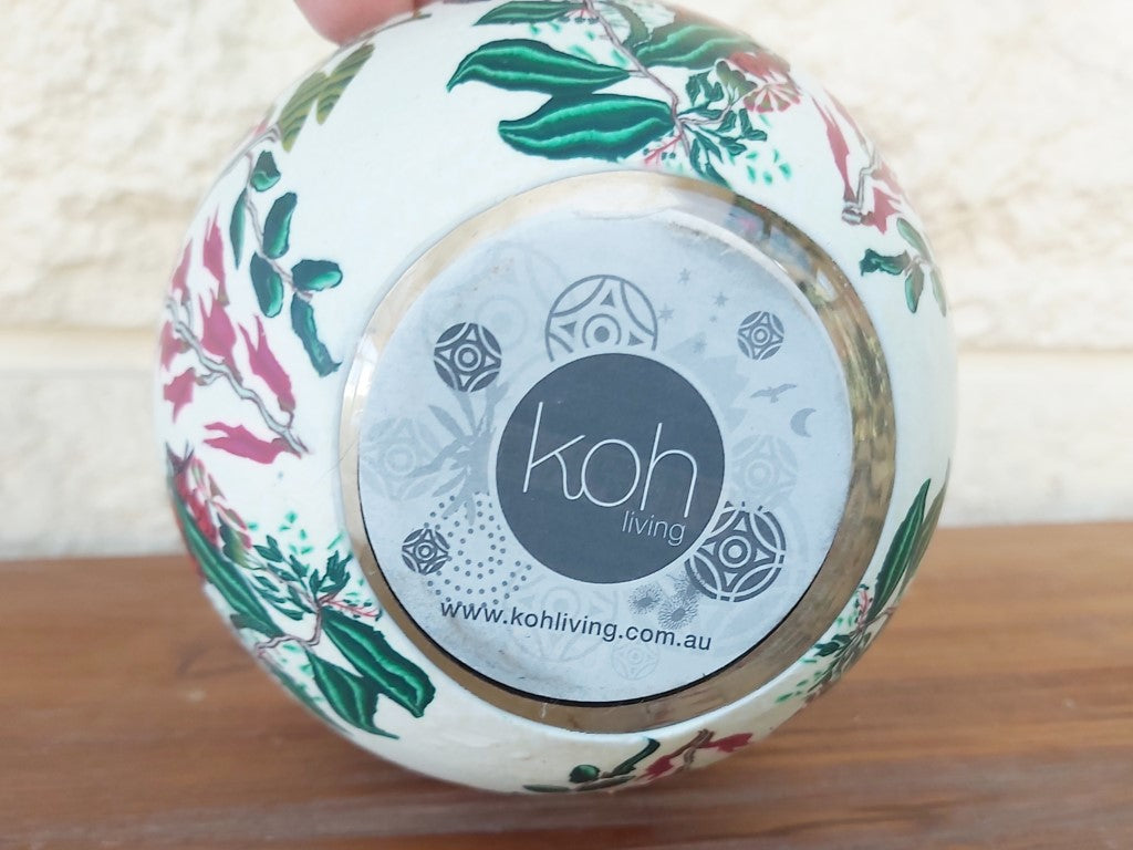 Beautiful Floral Australian Candle Holder