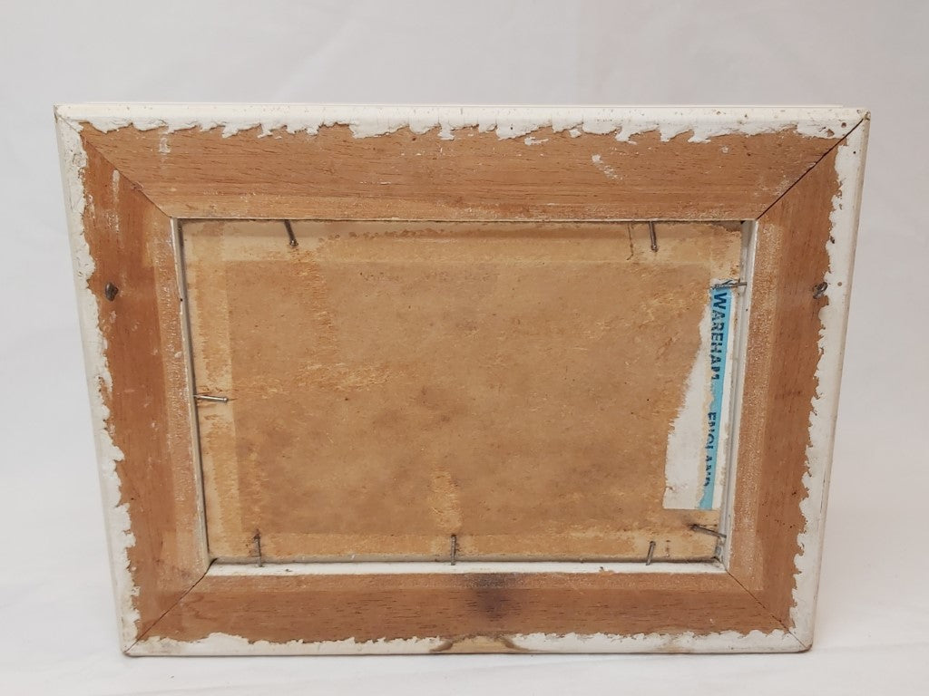 Mid Century Framed Postcard Sized Oil Painting