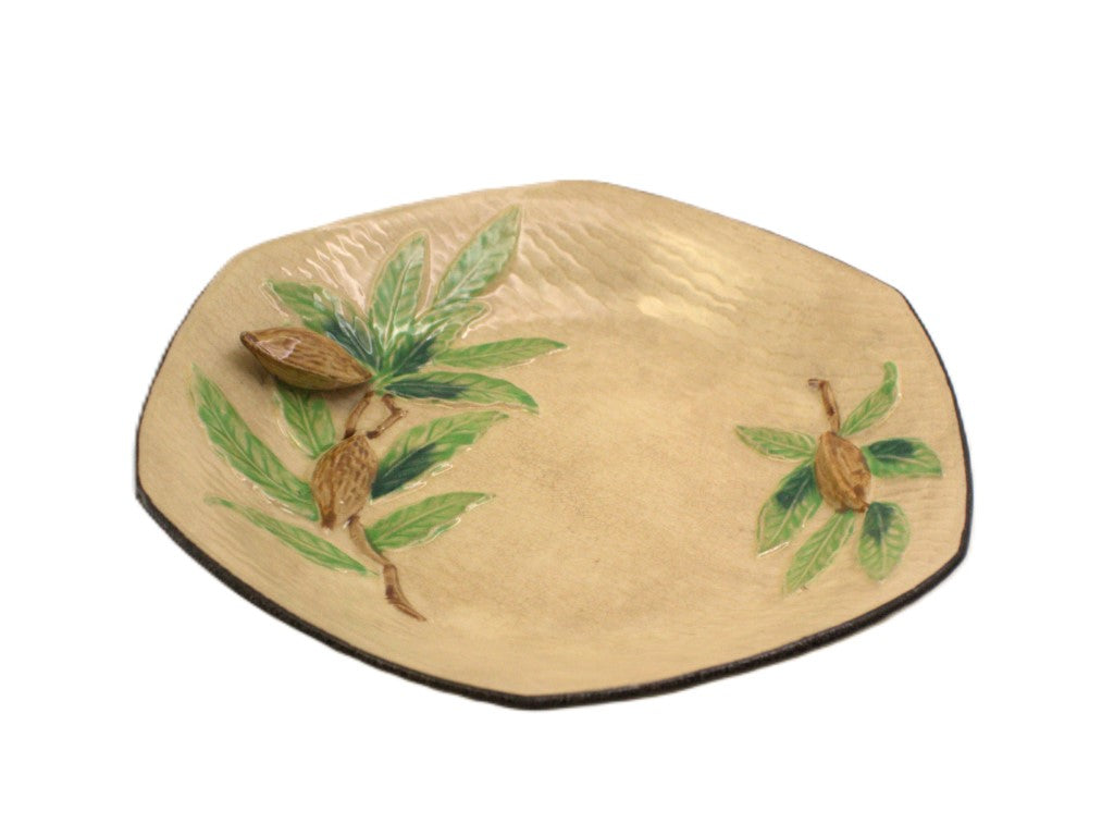 Maruhon Bowl with Almond Leaf Design - Vintage