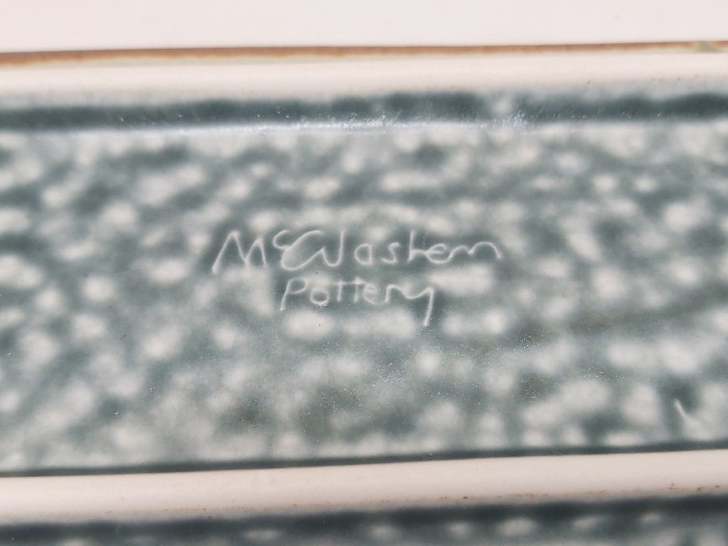 Royce McGlashen Studio Pottery Ripples Plate