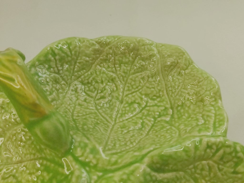 Melba Ware Majolica 3 Part Serving Dish With Handle