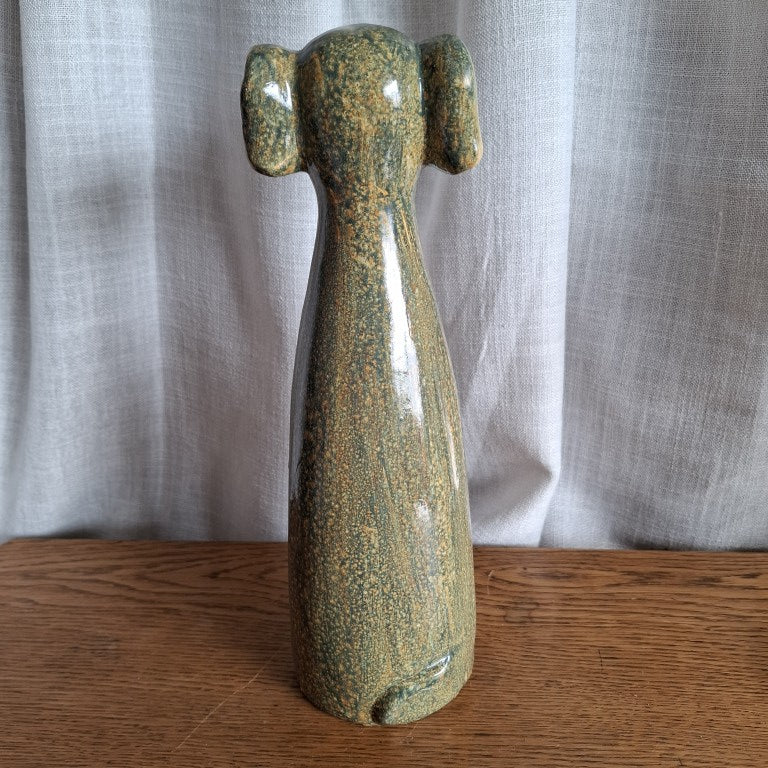 Tall Mid Century Stylised Elephant Figurine