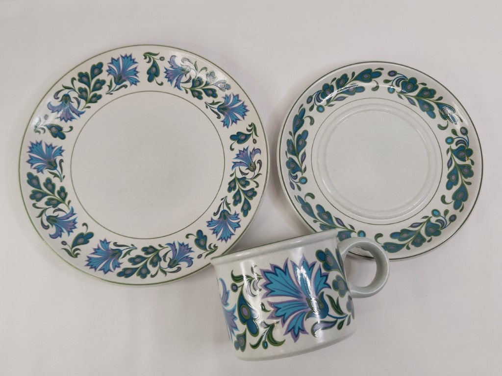 Vintage Midwinter Caprice Cup, Saucer & Side Plate