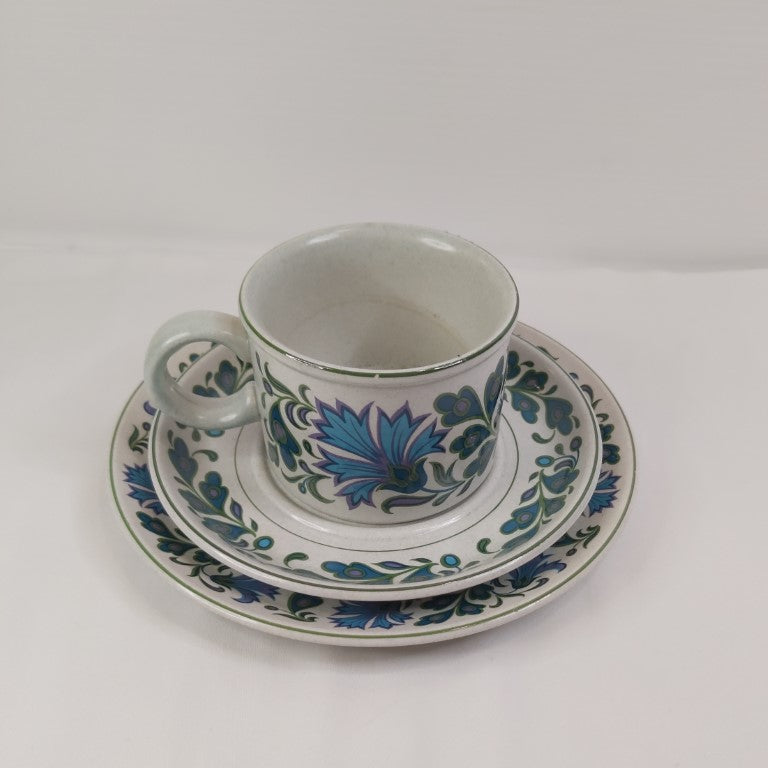 Vintage Midwinter Caprice Cup, Saucer & Side Plate
