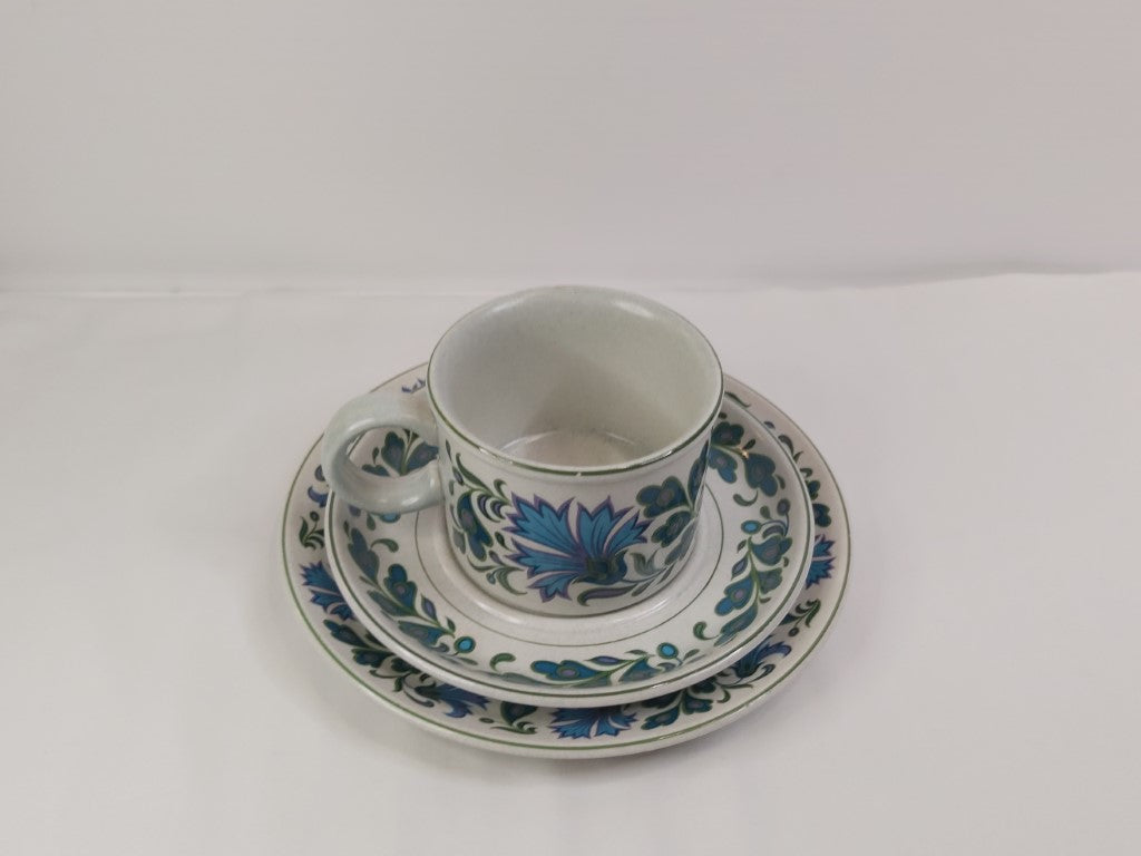 Vintage Midwinter Caprice Cup, Saucer & Side Plate