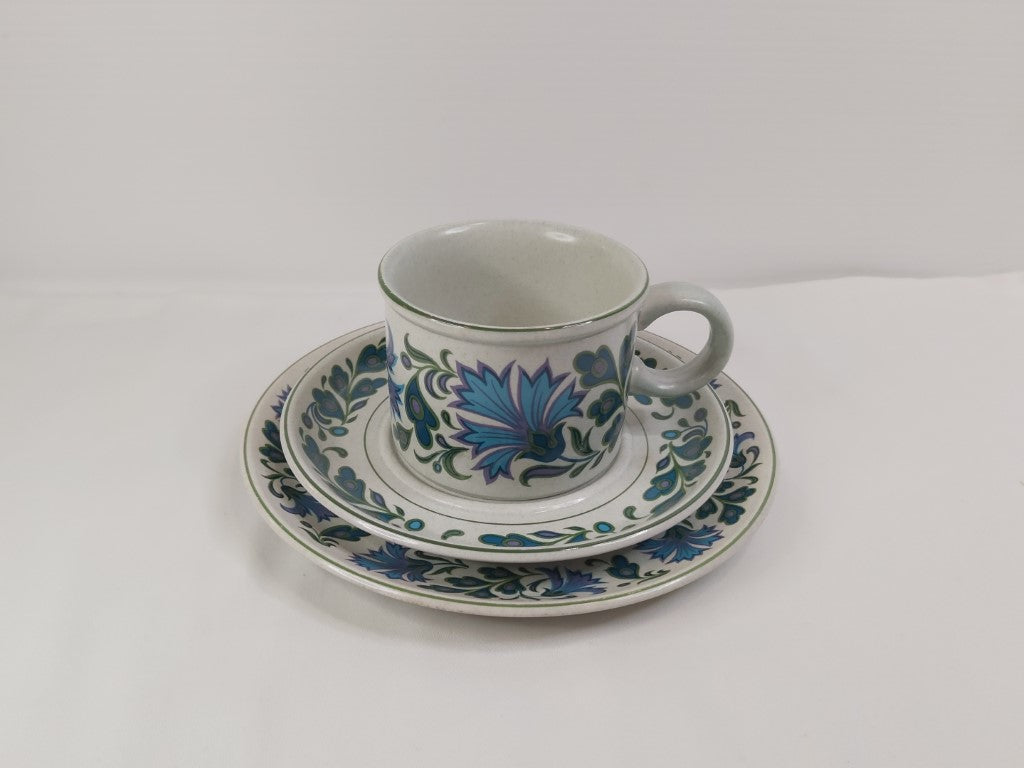 Vintage Midwinter Caprice Cup, Saucer & Side Plate