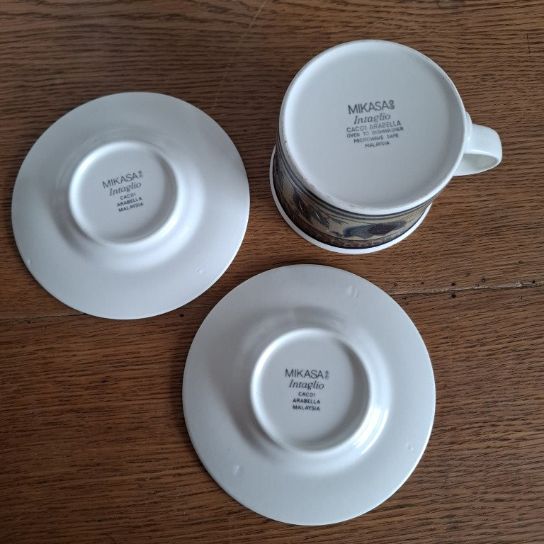 Mikasa Intaglio Arabella Flat Coffee Cup