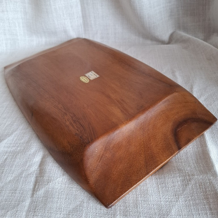 MCM Style Monkey Pod Wood Tray