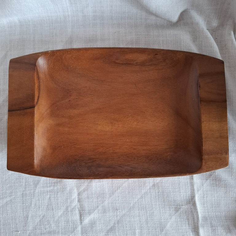 MCM Style Monkey Pod Wood Tray