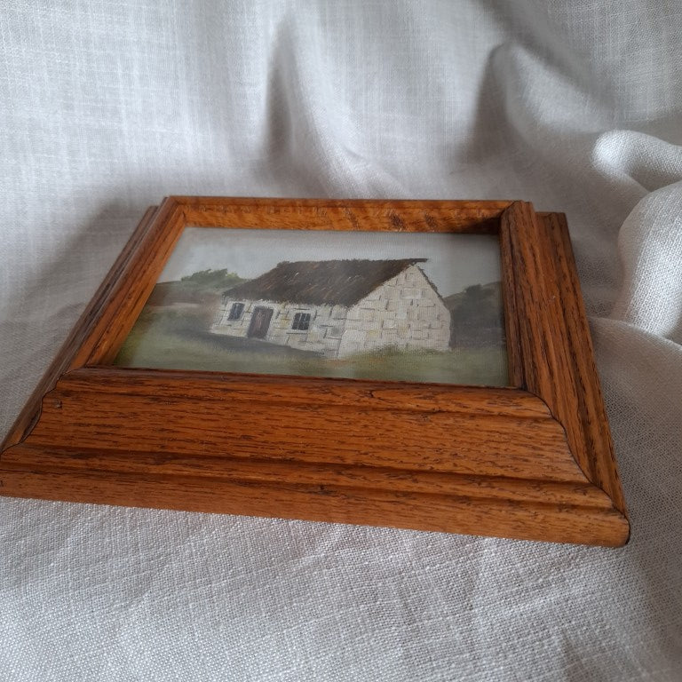 "Old Limestone Cottage" Original Oil Painting by D. Jekyll