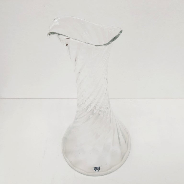 Orrefors Sweden Helena Optic Spiral Wine Carafe