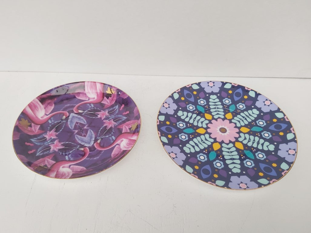 T2 Flamingo Saucer & Coordinating Plate