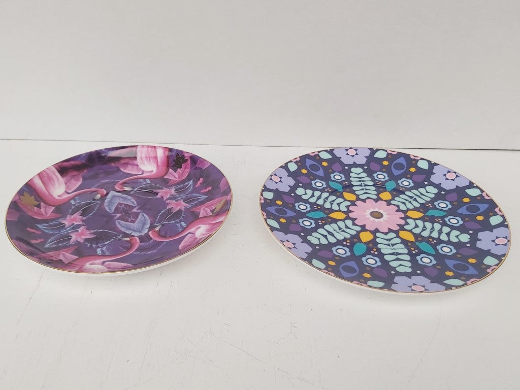 T2 Flamingo Saucer & Coordinating Plate