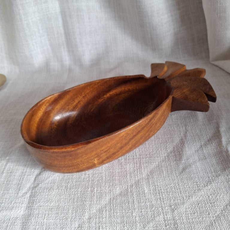 Raintree Wood Pineapple Bowl