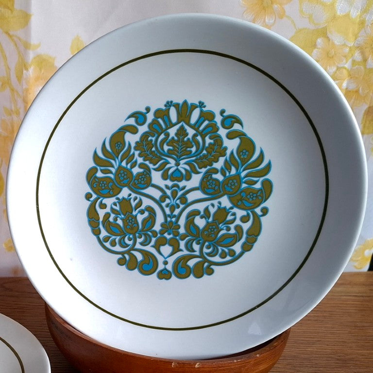 Retro Ridgway Martinique Oval Side Plates x 4
