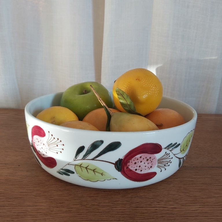 Vintage Rörstrand Dala Bowl 1950s Mid Century Swedish Pottery