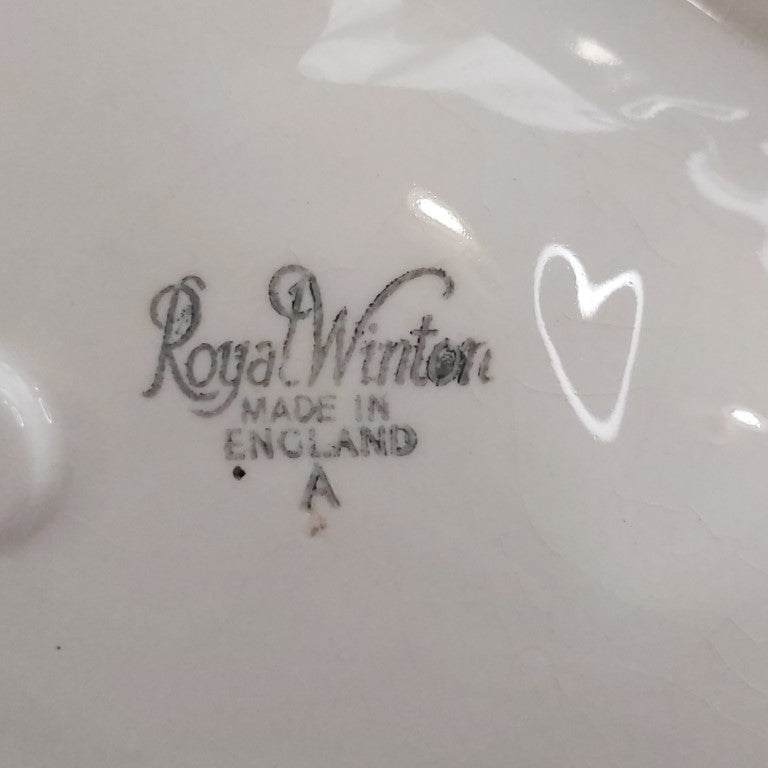 Royal Winton Pink Rose 2 Part Divided Serving Dish