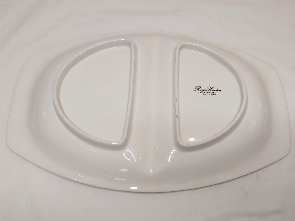 Retro Floral 2 Part Serving Dish Royal Winton Grimwades