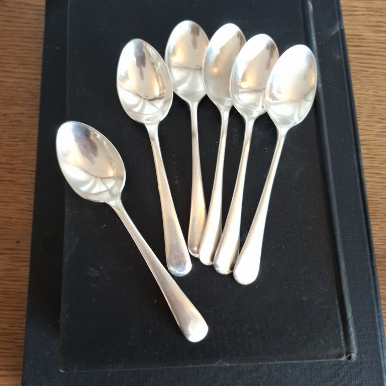 Set of 6 Dalton A1 Sheffield Silver Plate Teaspoons