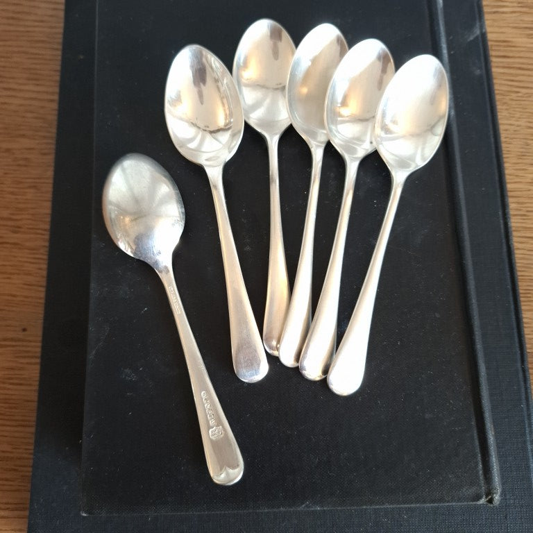 Set of 6 Dalton A1 Sheffield Silver Plate Teaspoons