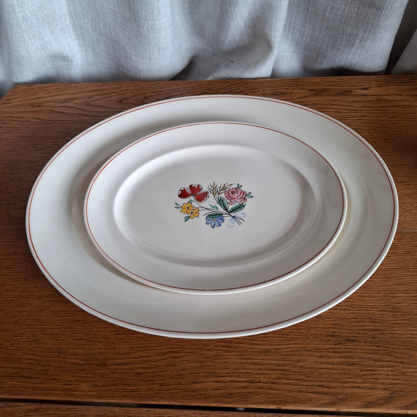 Pair of Early 1940's Grays Pottery Platters