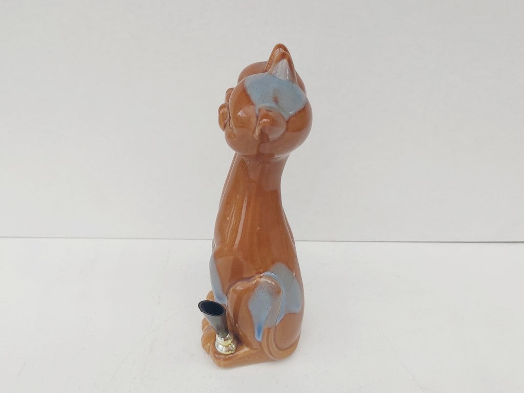 MCM Conjoined Siamese Cats Vintage Penholder