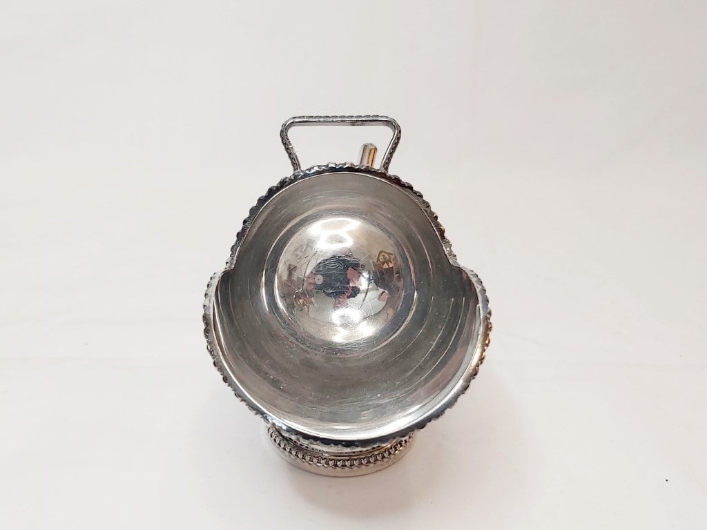Silver Plated Vintage Walker & Hall Sugar Scuttle with Scoop