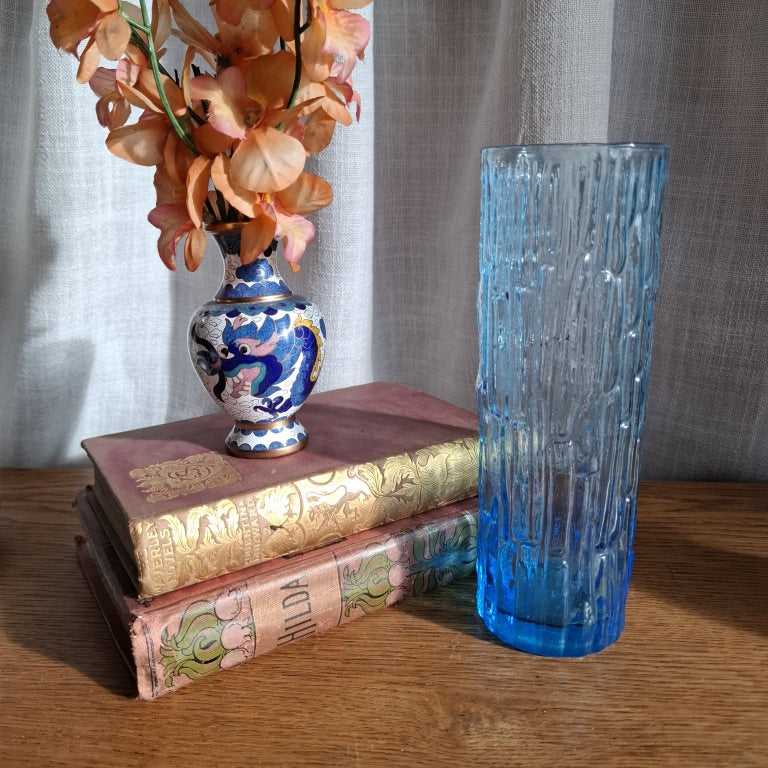 Small Cloisonne Enamel Dragon Vase