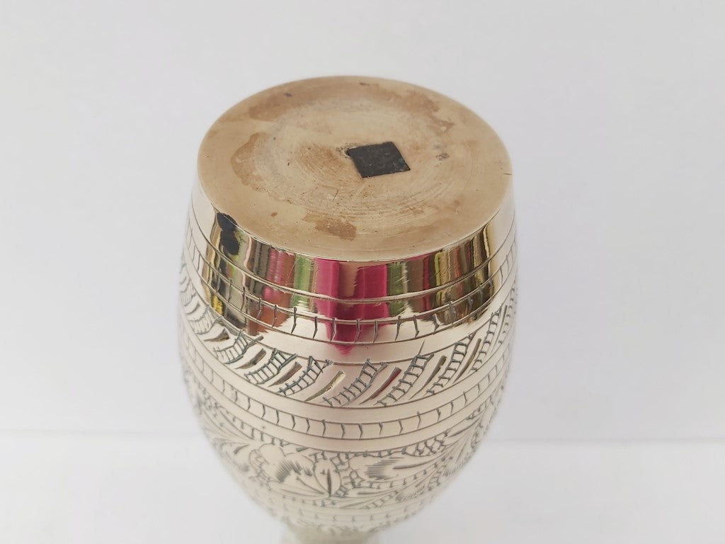 Beautiful Engraved Brass Vase