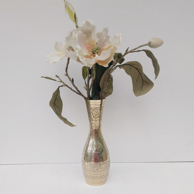 Beautiful Engraved Brass Vase