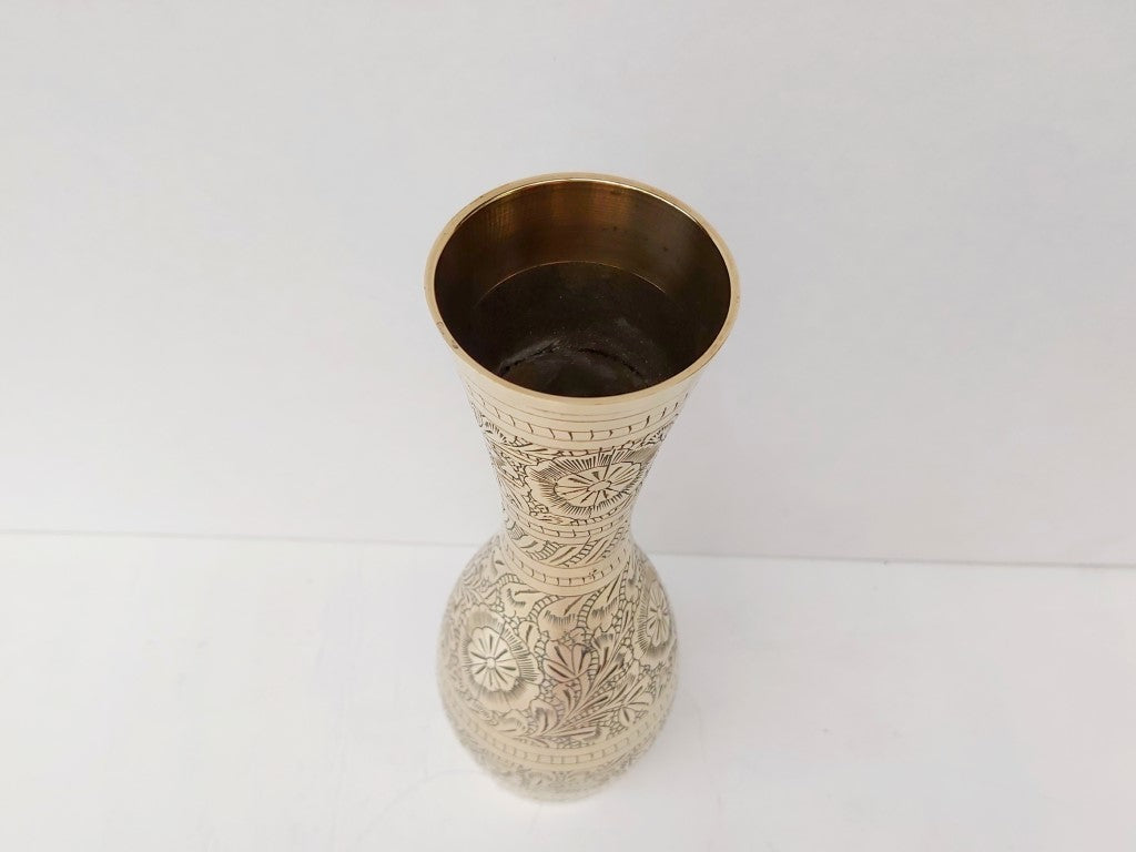 Beautiful Engraved Brass Vase