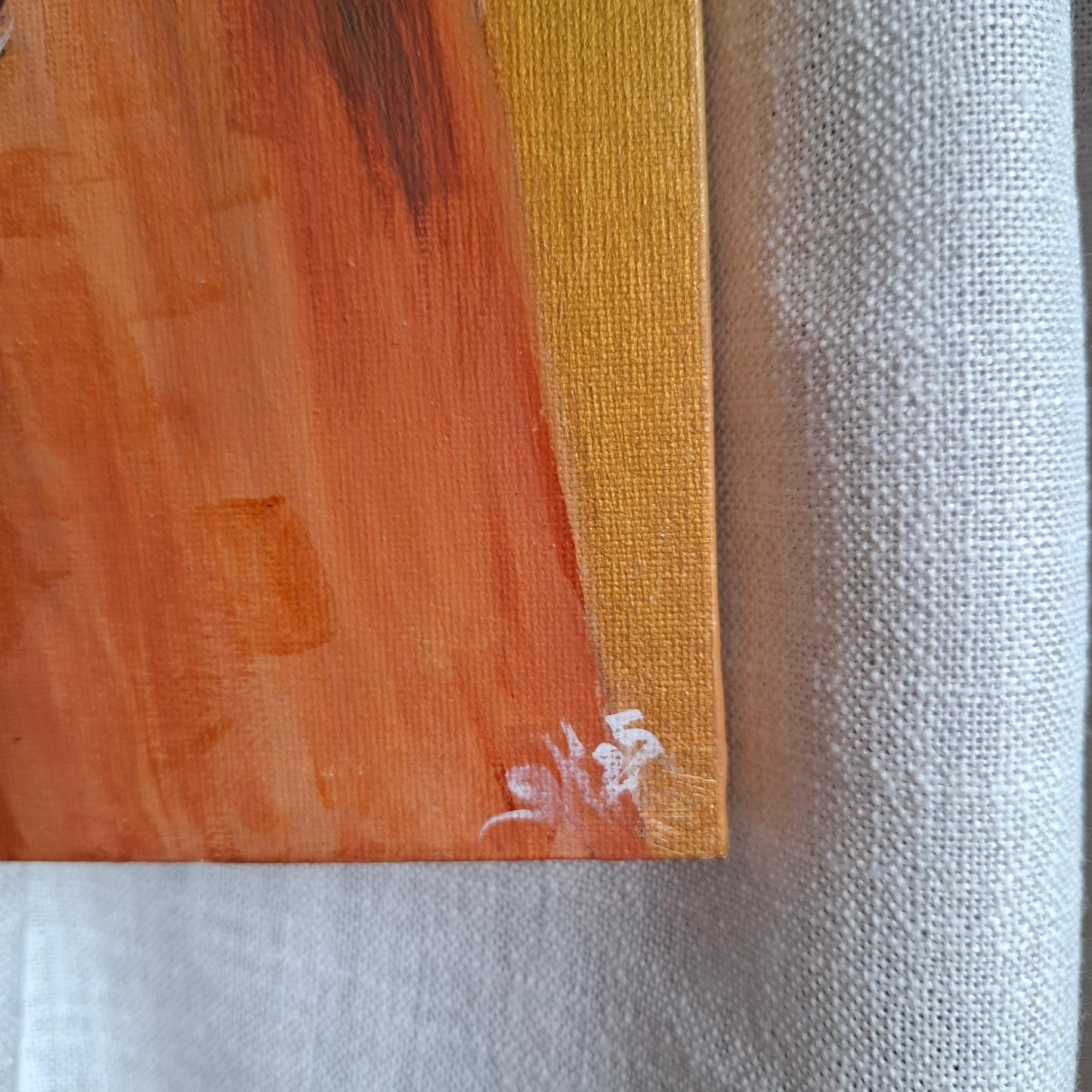 Still Life Signed Original Painting on Canvas