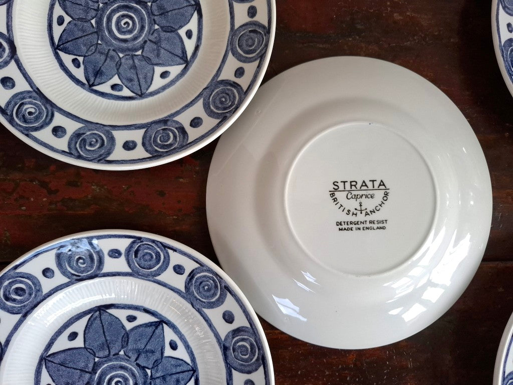 5 Strata Caprice 1960's Side Plates