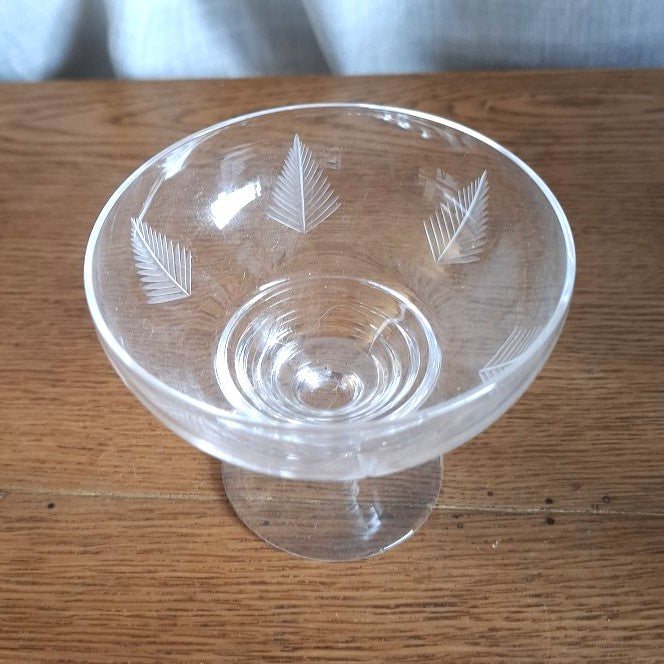 Stuart Crystal Woodchester Footed Bowl