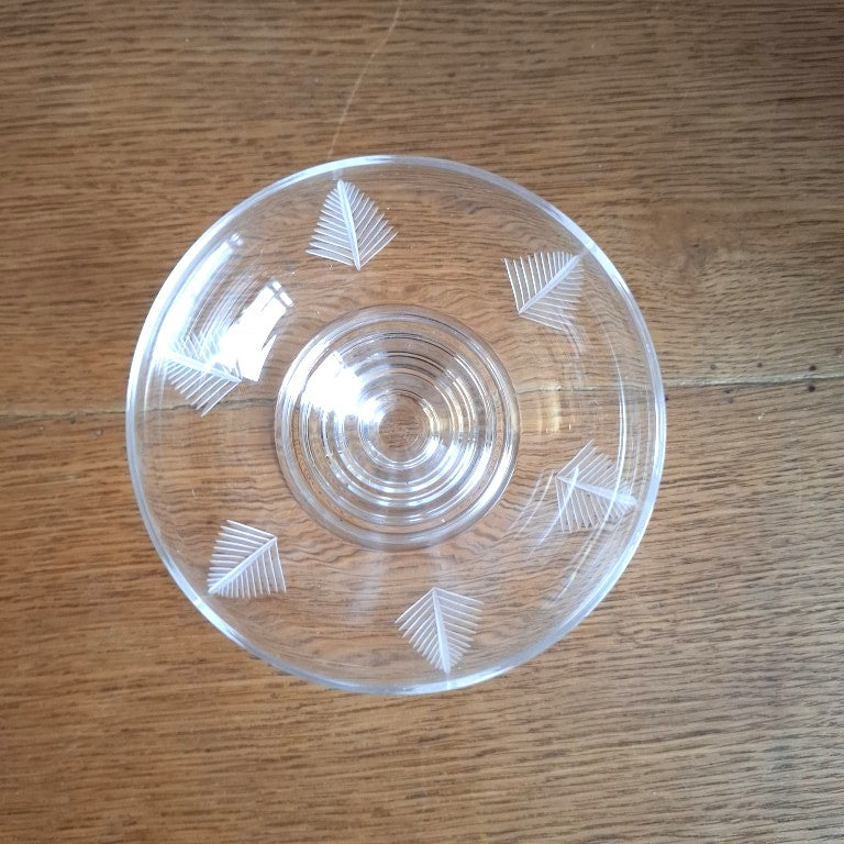 Stuart Crystal Woodchester Footed Bowl