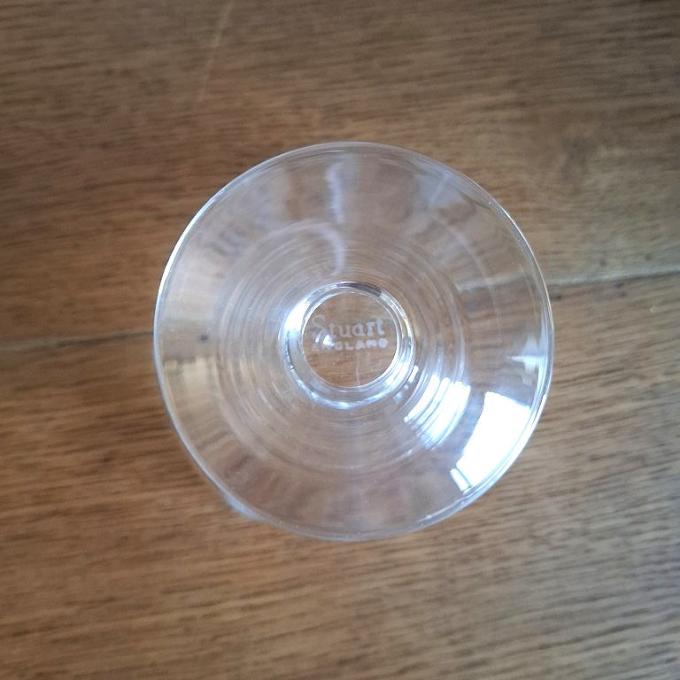 Stuart Crystal Woodchester Footed Bowl