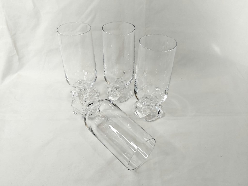 Rare & Unusual Cristal d'Arques-Durand Crystal Beer Glasses