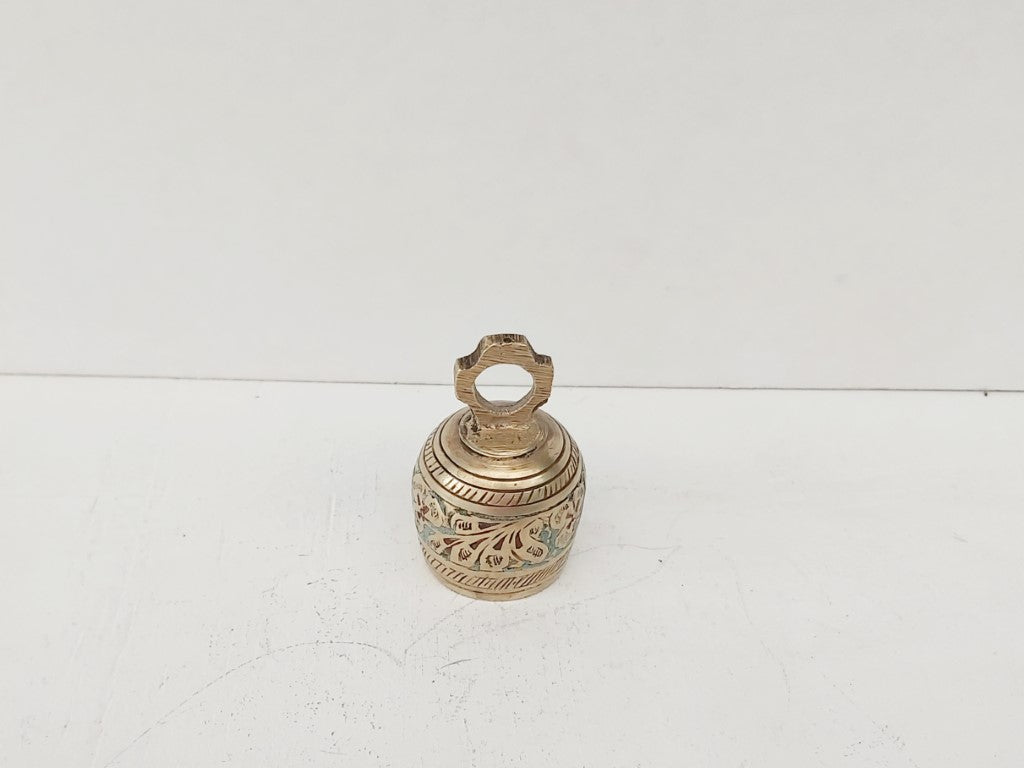 Vintage Brass Engraved Bell