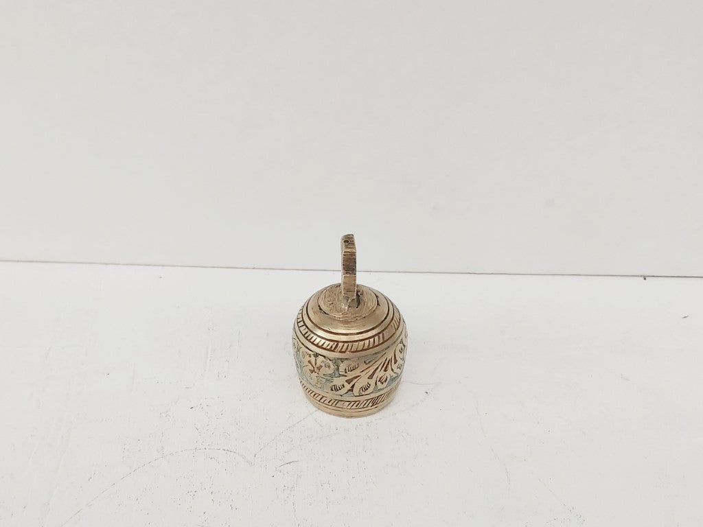Vintage Brass Engraved Bell
