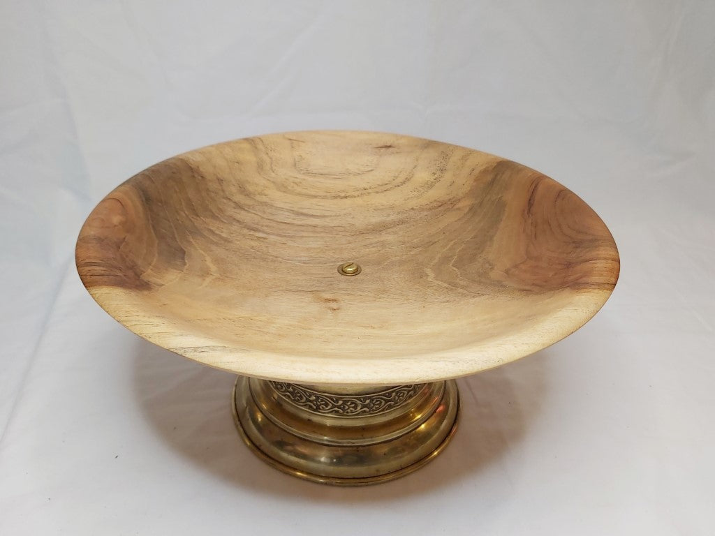 Unique Brass Trophy Pedestal Bowl