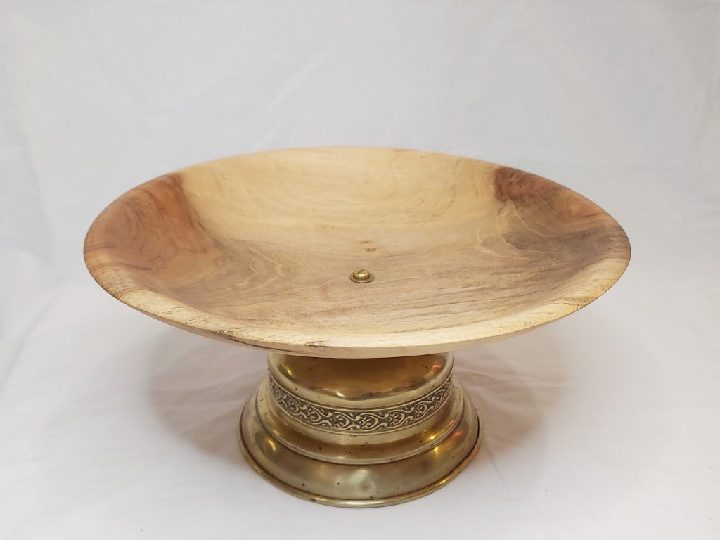 Unique Brass Trophy Pedestal Bowl