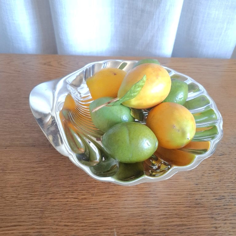 Vintage Apollo Bernard Rice's Sons Silver Plated Clamshell Serving Bowl – #5437