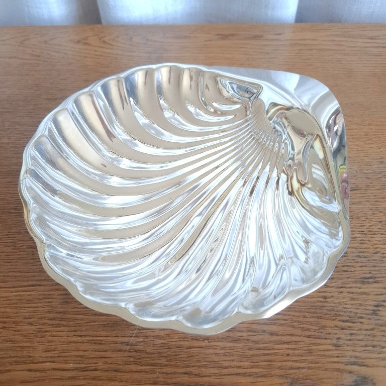 Vintage Apollo Bernard Rice's Sons Silver Plated Clamshell Serving Bowl – #5437