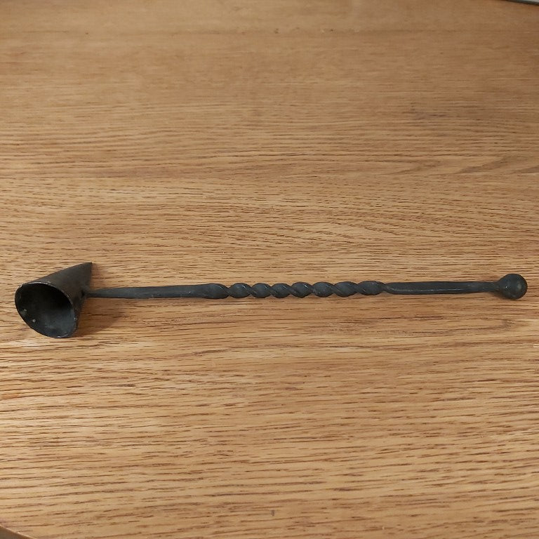 Vintage Black Metal Candle Snuffer