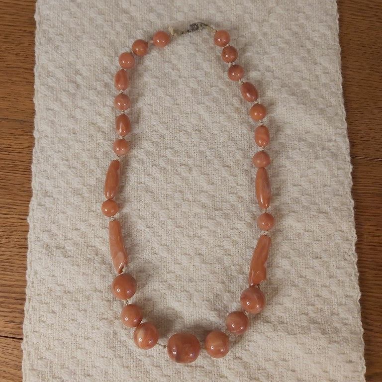 Vintage Mid Century Beaded Necklace